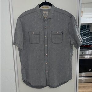 Tommy Bahama Island Crafted Jeans Short Sleeve Patterned | XL (tag Removed)